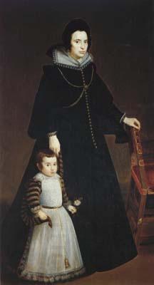 Diego Velazquez Dina Antonia de Ipenarrieta y Galdos et son fils (df02) China oil painting art